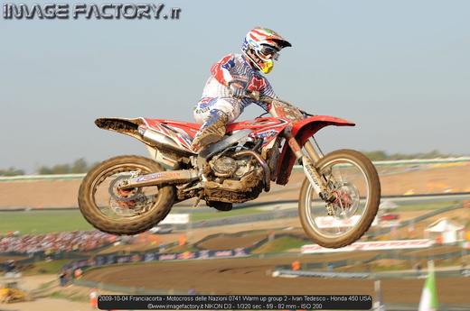 2009-10-04 Franciacorta - Motocross delle Nazioni 0741 Warm up group 2 - Ivan Tedesco - Honda 450 USA